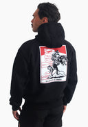 No Comfort In Combat Hoodie - Black