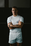 No Weaklings Rashguard - White