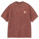 Death Smile Oversized T-shirt - Burnt  Rust