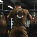 Bite Back  - Ranked Rashguard Brown
