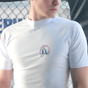 No Weaklings Rashguard - White
