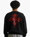 Iron Cross Sweatshirt - Black / Red