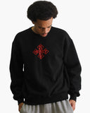 Iron Cross Sweatshirt - Black / Red