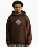 Iron Cross Hoodie - Brown
