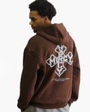 Iron Cross Hoodie - Brown