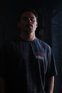 Smokes Oversized T-shirt - Faded Black