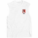 Defeat Your Demons Sleeveless Tee - White